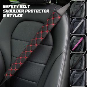 Safety Belts Accessories Lengthening Comfort 50/75cm Car Seat Belt Cover Shoulder Guard Massage Net Breathable Four Season Pad Truck Car Accessories T221212