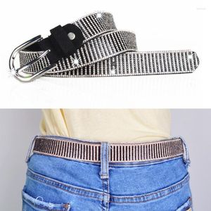 Belts Bling Belt Women For Jeans Fashion Western Cowgirl Waistband DXAA