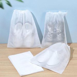Storage Boxes 10 Pcs High Quality Anti-yellow Dry Shoes Bag Portable Dust-proof Pouch Home Supplies Drawstring Organizer