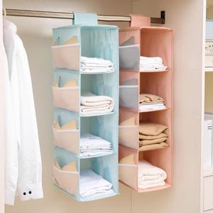 Storage Boxes Creative Household Clothes Hanging Drawer Box Underwear Sorting Wall Wardrobe Closet Organizer Shelves Organiser