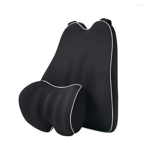 Pillow Car Lumbar Support Headrest Neck Soft Backrest Rest Memory Foam Back Universal