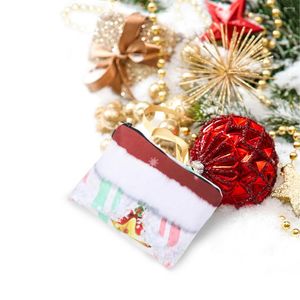 Christmas Decorations 1pc Makeup Bag Printed Travel Wash Toiletries Storage For Girls Ladies