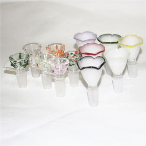 Hookahs Herb Slide Glass Bowls 14mm Flower Filter Bowl for Glass Bongs and Ash Catcher