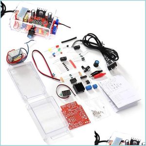 LED -moduler Justerbar DC -driven tillförsel DIY ELEKTRONISK KIT SET 220V/110V till DC1.2512V Voltmeter Lödningsträning Tillbehörslägen DHCNB