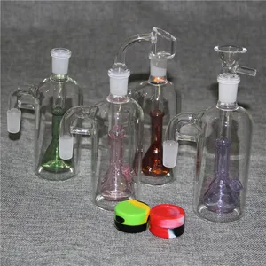 14 mm glas aska catcher Heady dab riggar percolator vatten bongs röker rör glas aska för vattenpipa shisha shisha