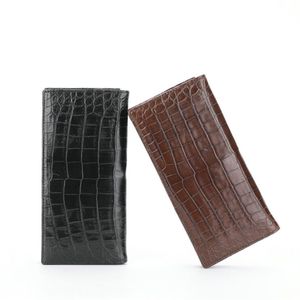 Wallet Long Alligator Men's Business Suit Clip Bag Leisure Leather Belly Hand Men WS6N221b