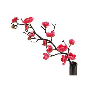 Декоративные цветы венки венки китайский стиль сушеные ветвь маленькая слива цветущая вишня свадьба цветочные цветочные цветочные украшения для дома.