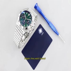 GF Maker Super Quality Watch 42 mm Chronomat B01 42 Chronograph Workin 904L stal Asia ETA 7750 MECHANICZNE Automatyczne męże 320x