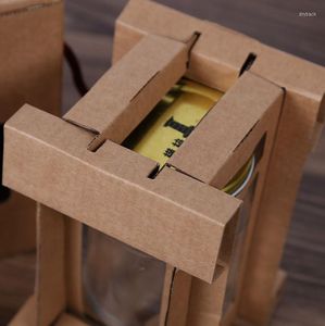 Подарочная упакованная упаковочная коробка ящика Kraft Paper Filter Filter