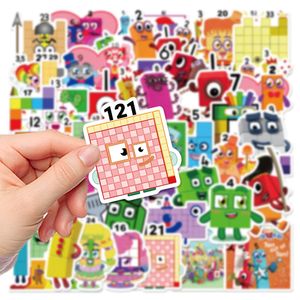 50PCS/Lot Graffiti Number Stickers For Car Skateboard Laptop Ipad Bicycle Motorcycle Helmet PS4 Phone Kids Toys DIY Decals Pvc Water Bottle Decor