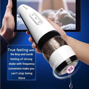 Sex toys massager Male Masturbators Automatic Rotation Sucking Masturbation Cup Real Vaginal Suction Blowjob Adult Product Machine