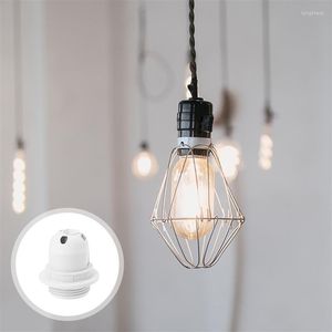 10Pcs E27 Lamp Bases Plastic Bulb Socket Pendant Lighting Accessories