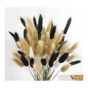 Decorative Flowers Wreaths 20Pcs/Lot Dried Tail Grass Pampas Natural Plants Bouquet Office Decoration Table Centerpieces Drop Deli Ot3Rc