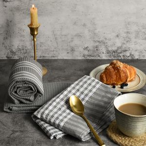 Table Napkin French El Waffle Cotton Placemat Restaurant Decoration Kitchen Accessories Men's Towel 45x60cmc