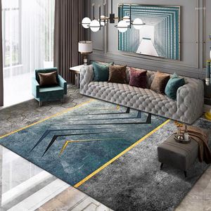 Carpets Modern Light Luxury Style Sofa Coffee Table Rug Home Large Area Geometric Carpet Children's Bedroom Bedside Mat Room Decoration