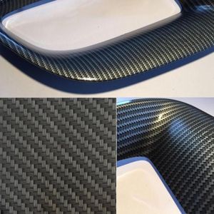 Window Stickers JX-LCLYL 0.5 2m Hydrographics Water Transfer Hydro Dipping Print Film Silver Carbon Fiber