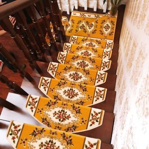 Mattor 10st non-slip Stair Trend Mats europeiska uppsättningsmattuppsättningar steg matta för 65 24 cm passbredd matta