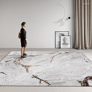 Tapetes nórdicos minimalistas minimalistas de estar quarto de tapete grande tapete decoração caseira mesa de café tapetes de cozinha tapete de chão resistente a manchas