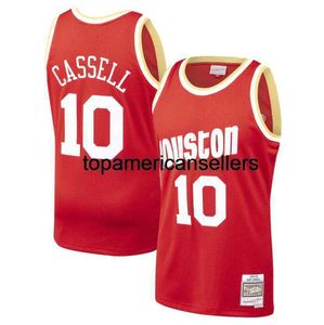 Stitched 10 Cassell basketball Jersey S-6XL Mitchell & Ness 1993-94 Mesh Hardwoods Classics retro version Men Women Youth jerseys