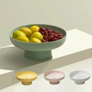 Пластины фруктовые миска круглый сливной корзина современный стиль кухонный столик столовый стол центр домашний декор аксессуары