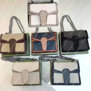 Tasche lyxiga crossbody v￤skor pl￥nbok sac de luxe kvinnor handv￤ska mini axel v￤ska dam designer woc v￤skor pl￥nb￶cker p￥ kedj￩ purses korth￥llare svart handv￤ska denimkedjor
