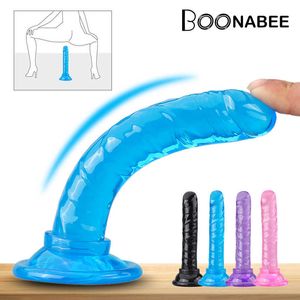 Sex Toy Dildo Translucent Soft Jelly Big Dildo Realistic s Cock Butt Plug Sex Toys for Woman Men Gay Vaginal Anal Massage