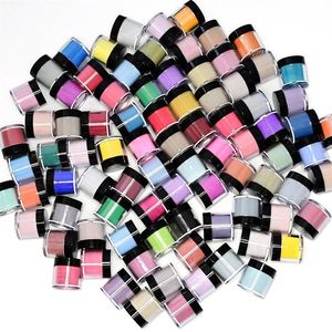 Nail Art Kits Acrylic Powder Set 10pcs One Pack Dipping Dust For Decoration 10g Jar 10 Color Pack Carved Pattern Manicure287N