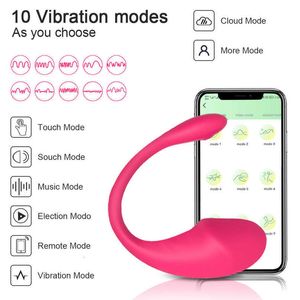 Vibrator Sex Toy Wireless Bluetooth G Spot Dildo for Women APP Remote Control Wear Vibrating Egg Clit Female Panties Toys HJAC 8PQZ