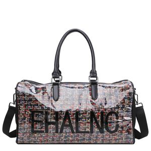 Bolsa de mão para homens para viagens de viagem de viagem curta de viagens de viagens de viagem com grande capacidade e molhado moda289i