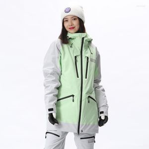 Skidjackor Running River Brand Hooded Women Ski Jacket H￶gkvalitativ professionell sportkl￤der Kvinna utomhusjackor2453