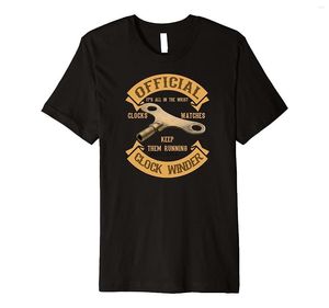 Мужская футболка для футболок Tfic Clock Winder Collector