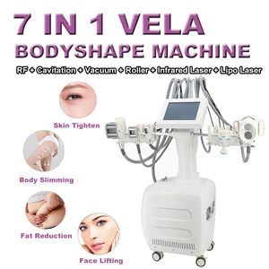 Vela Vacuum Machine Cavitation Weight Loss Fat Reduction Lipolaser RF Roller Skin Tightening Beauty Salon Use Equipment 7 handles Wrinkle Removal Multifunction