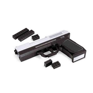 Gun Toys Technical Series Handgun Pistol Can Fire S Set Fivefourth Form Assembly Model Building Blocks For Kids Boys Gift Drop Deliv Dhbj8