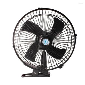 Inch 12V Car Electric Fan Adjustable Speed Oscillating Cooling Fans With Clip For Home Travel Truck