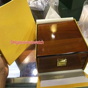 top grade Whole gift luxury Wood watch boxes with PU pillow watch packaging2513