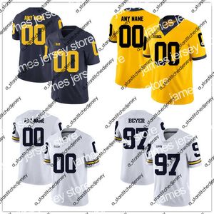 Football Jerseys James Custom Michigan Wolverines College any name number embroidery Football Stitched Jersey Youth women's Mens Size S-4XL