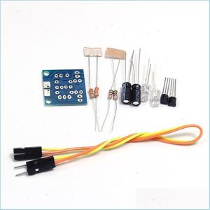 LED Modüller Kit DIY Electron5mm Basit Flash Işık Devresi Yanıp Sönen LED'ler Kart Kitleri Elektronik Üretim Suite Parça Modları Del Dhnyh