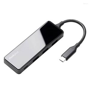 Type C Dock Station USB Hub 3.0 Адаптер 4 в 1 HDMIS SDS/TF Reader для универсального ноутбука