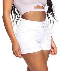 Jeans femininos 2022 shorts soltos shorts de verão calças de cintura alta uma linha super fina de pernas largas