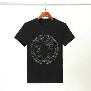 メンズ Tシャツ ブラック ホワイト カラー 複数のスタイル 100% C コットン 快適な ファッション カジュアル カラー アルファベット プリント ビューティー ヘッド デザイン ストリート ヒップホップ 3XL 2XL