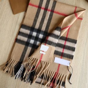 Lady winter scarf designers luxury scarves cashmere scarfs long check tassels hijab elegant female walk warmth bufanda simple classic wool scarfes designer