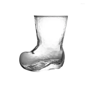 Coffee Tea Sets Creative Crystal Boots Cup Glass Juice Beverage Cold Drink Personality Trend Milk