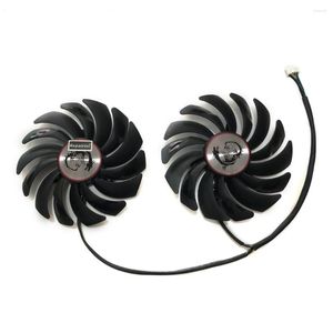 Datorkylningar 2st/SET GTX 1060 1080 1070 VGA GPU Cooler Cooling Fan för MSI GTX1080/GTX1070/GTX1060 Spelgrafikkort