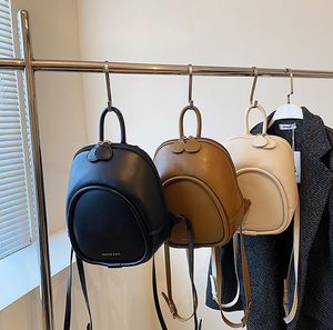 Texture Small Autumn New Women Designer Bag Versatile Fashion Backpack Mini Travel Handbag School Bags For Women borse