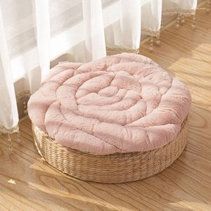 Pillow Japanese-style Plush S Rose Chair Tatami Bay Window Mats Office Car Anti-slip 45x45cm