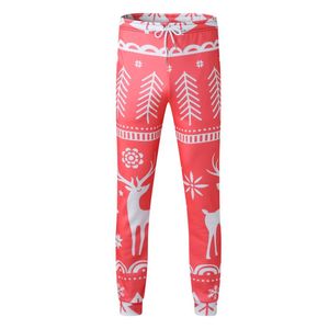 Men's Shorts Trend Print Foot Christmas Pants Plus-Size Fashion Trousers