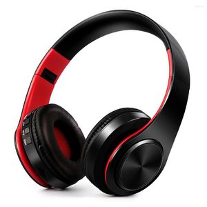Earphone Bluetooth Headphones Over Ear Stereo Wireless Headset Soft Leather Earmuffs Built-in Mic For PC Cell Phones TV