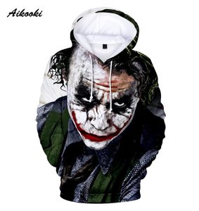 Aikooki New Joker Sweetshirts Men Brand Hoodies Men Joker Suicide Squad Deads 3D Printing Hoodie Macho Casual Ruos Tops Sh3316478