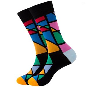 Men's Socks 20Pairs/Lot Wholesale Drop Fashion Casual Women And Mens Stripe Harajuku Fruit Animal Funny Dress Cotton