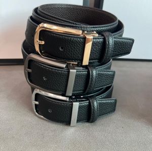 2023Designers Belts Black Leather Needle Buckle Men Commerce Belt Women's Leisure Jeans Waist Belt Luxury Brand Fashion Accessories Width 3.5cm